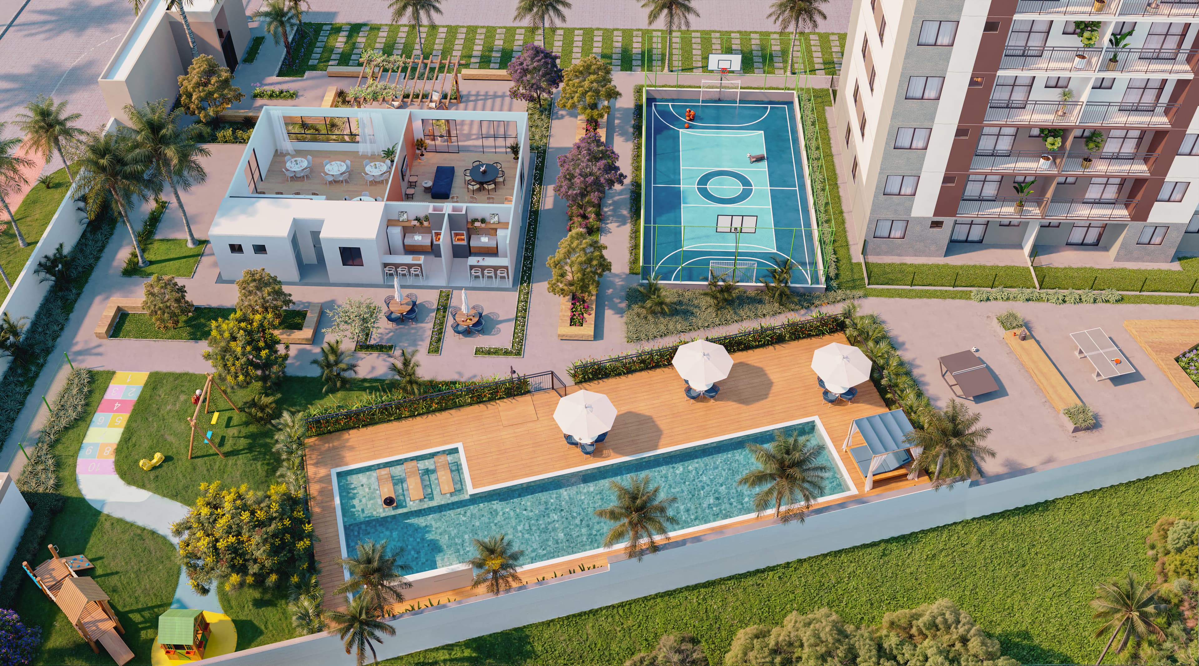 Vista Costeira Area de Lazer